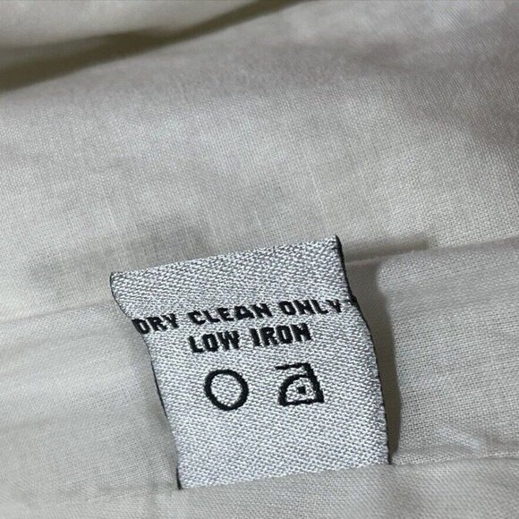 Tibi New York Womens Lace Midi Skirt Size 6 Ivory Button Front - Picture 8 of 10